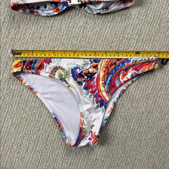 FREYA ROCOCO PAISLEY CONVERTIBLE BIKINI set XS bottom and 30D top - Picture 11 of 11